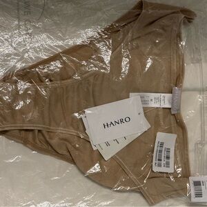 Hanro Cotton Seamless Tan Briefs. Size M. NWT